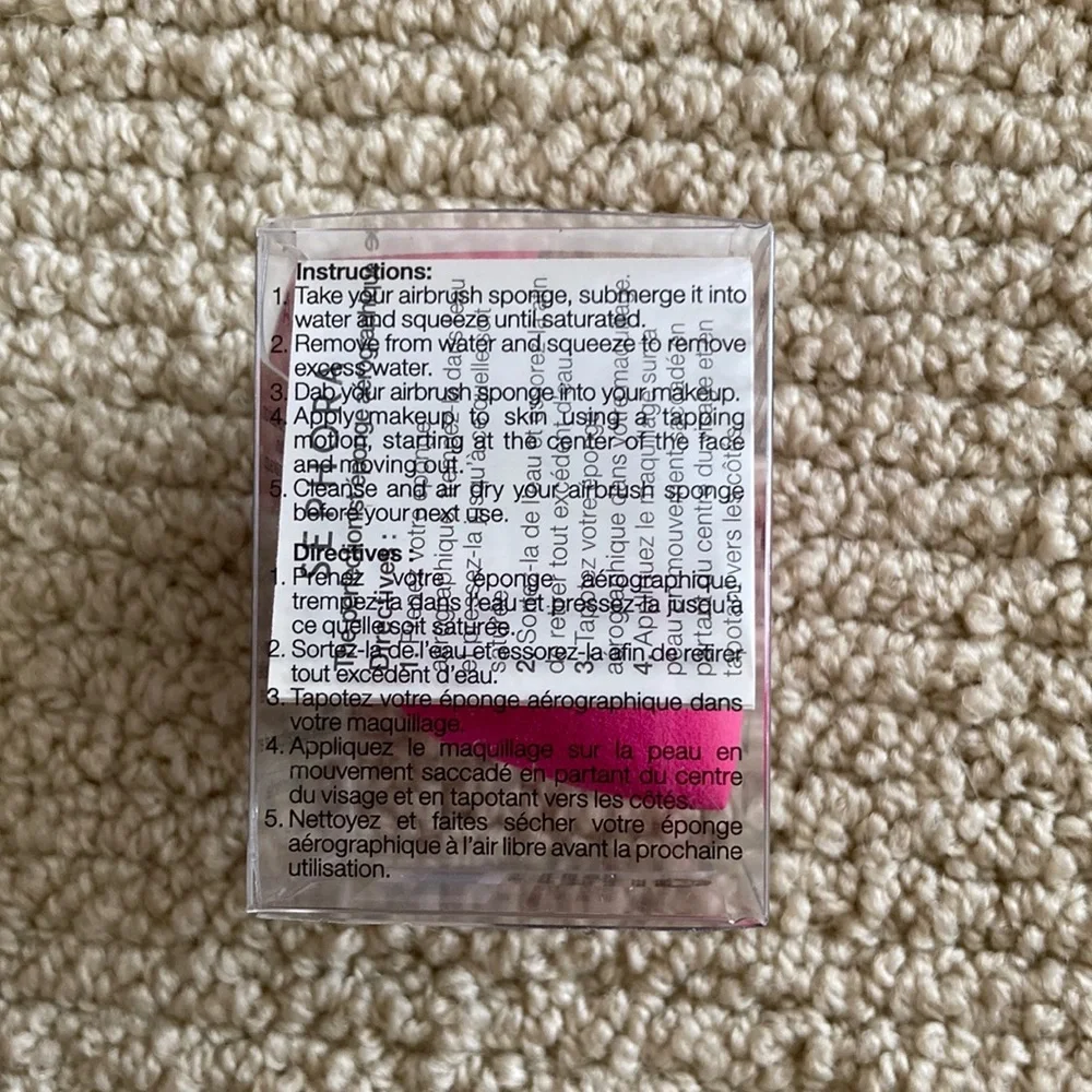NEW Sephora The Perfectionist Airbrush Sponge Makeup Applicator Slanted Reusable